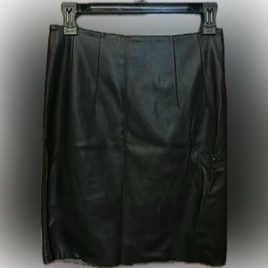 Forever 21 Faux Leather Black Skirt